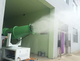 喷雾除尘机为什么比传统水枪除尘效果好？